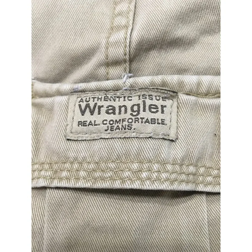 Authentic Issue Wrangler Real Comfortable Jeans Cargo Pants 36X34 100% cotton